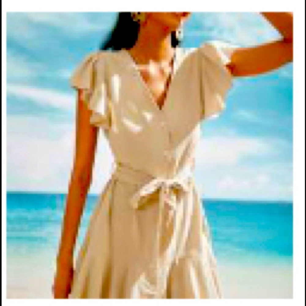 💛 NWOT Linen dress with belt 💛
